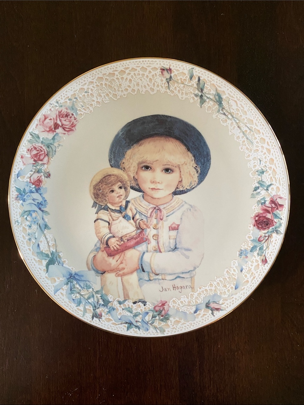 "Paul" From the "Dear to My Heart" Decorative Plate Collection by Jan Hagara